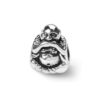Sterling Silver Reflections Speak No Evil Buddha Bead