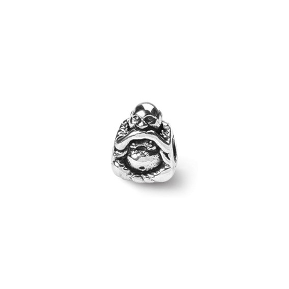 Sterling Silver Reflections Speak No Evil Buddha Bead