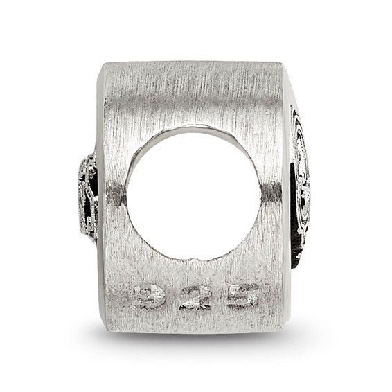 Sterling Silver LogoArt Enameled Tennessee Titans NFL Bead