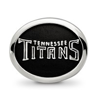 Sterling Silver LogoArt Enameled Tennessee Titans Nfl Bead view 3
