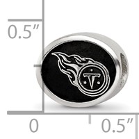 Sterling Silver LogoArt Enameled Tennessee Titans Nfl Bead view 5