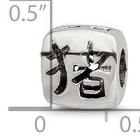 Sterling Silver Reflections Chinese Good Luck Bead view 4