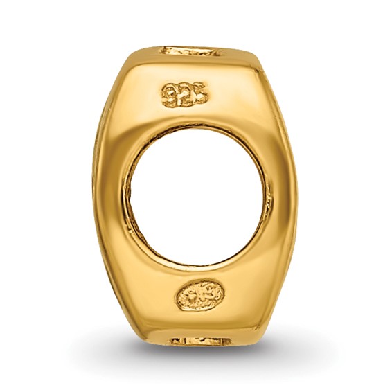 Sterling Silver Gold-plated Reflections Chinese Good Luck Bead