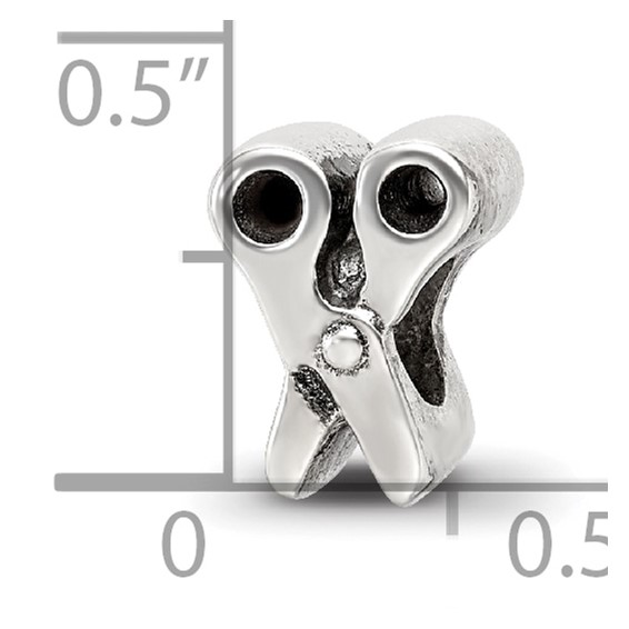 Sterling Silver Reflections Scissors Bead