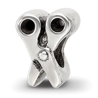Sterling Silver Reflections Scissors Bead view 1