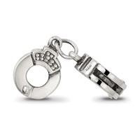Sterling Silver Reflections Handcuffs Bead view 2