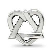 Sterling Silver Adoption Symbol Bead view 3