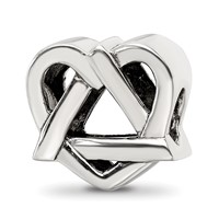 Sterling Silver Adoption Symbol Bead view 1