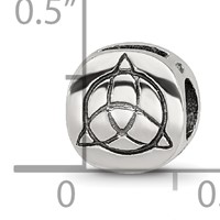 Sterling Silver Reflections Celtic Trinity Bead view 4