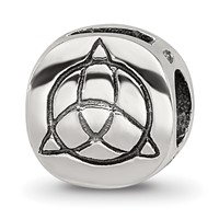Sterling Silver Reflections Celtic Trinity Bead view 1