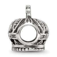 Sterling Silver Reflections Crown Bead view 2