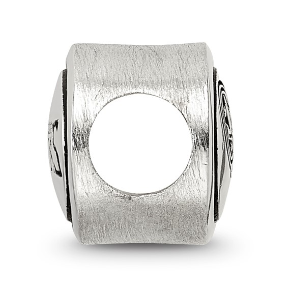 Sterling Silver Antiqued Tennessee Titans NFL Bead