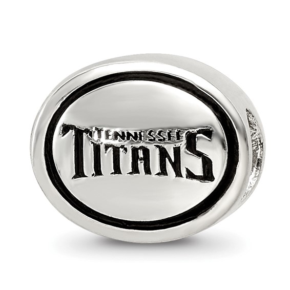 Sterling Silver Antiqued Tennessee Titans NFL Bead