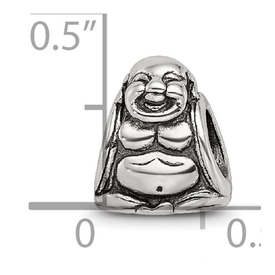Sterling Silver Reflections Buddha Bead