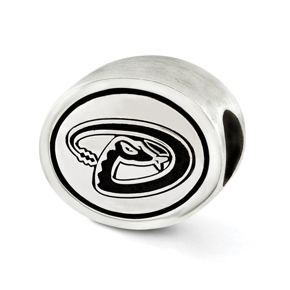 Sterling Silver MLB Siskiyou Buckle Antiqued Arizona Diamondbacks Bead