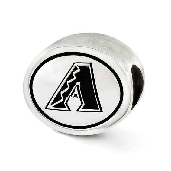 Sterling Silver MLB Siskiyou Buckle Antiqued Arizona Diamondbacks Bead