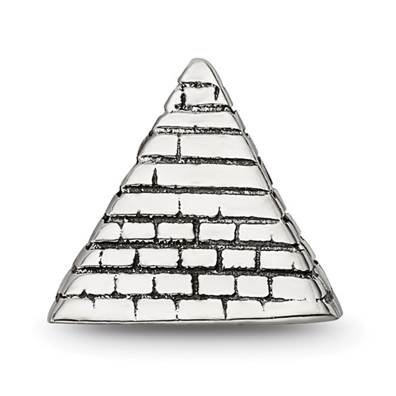 Sterling Silver Reflections Pyramid Bead