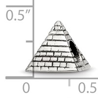 Sterling Silver Reflections Pyramid Bead view 4