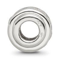 Sterling Silver Reflections Clear CZ Bead view 2