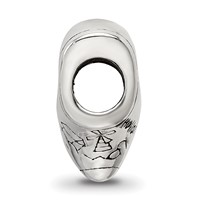 Sterling Silver Reflections Holland Shoe Bead view 2