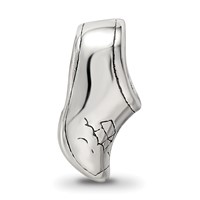 Sterling Silver Reflections Holland Shoe Bead view 3