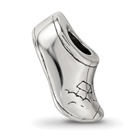 Sterling Silver Reflections Holland Shoe Bead view 4