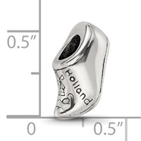 Sterling Silver Reflections Holland Shoe Bead view 5