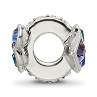 Sterling Silver Reflections Crystals Bead view 2