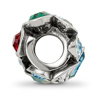 Sterling Silver Reflections Crystals Bead view 2