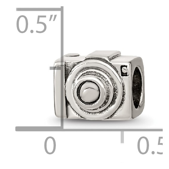 Sterling Silver Reflections Camera Bead