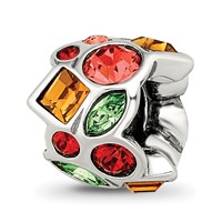 Sterling Silver Reflections Crystal Bead view 1