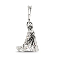 Sterling Silver Reflections Crystals Wedding Dress Bead view 5