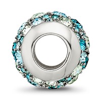Sterling Silver Reflections Crystal Seaside Bead view 2