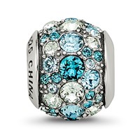 Sterling Silver Reflections Crystal Seaside Bead view 5