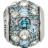 Sterling Silver Reflections Crystal Seaside Bead view 3