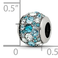 Sterling Silver Reflections Crystal Seaside Bead view 4