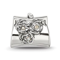 Sterling Silver Reflections Crystals Clutch Bead view 5