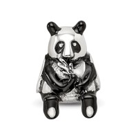 Sterling Silver Reflections Black Enamel Mama Panda Bead view 5