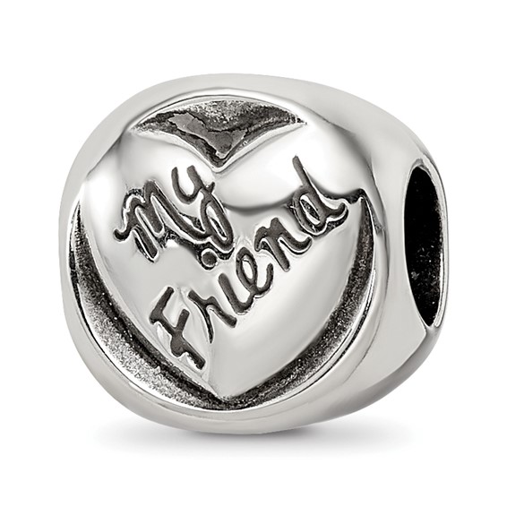 Sterling Silver Reflections My Mother My Friend Trilogy Bead