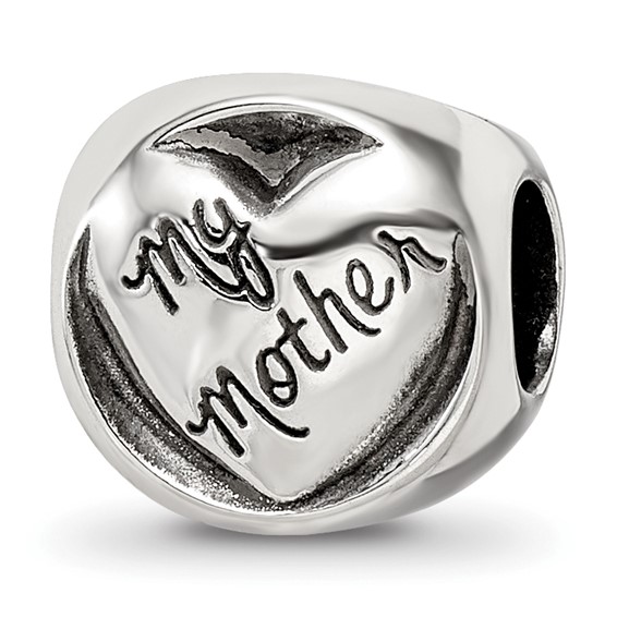 Sterling Silver Reflections My Mother My Friend Trilogy Bead