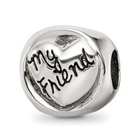 Sterling Silver Reflections My Sister My Friend Trilogy Bead view 4