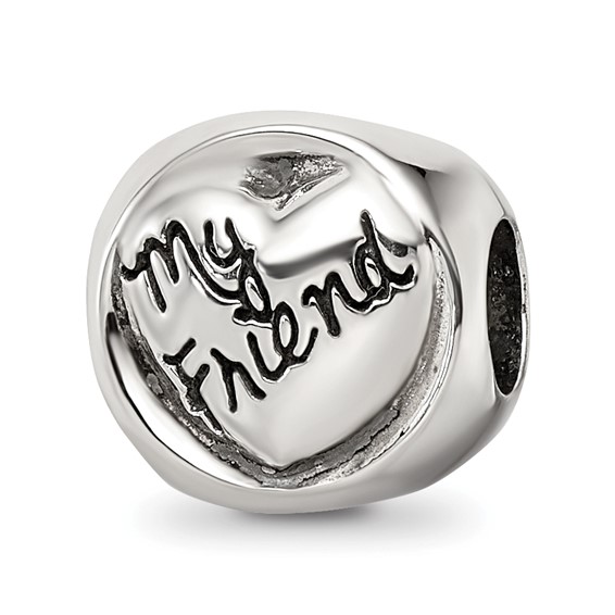 Sterling Silver Reflections My Sister My Friend Trilogy Bead