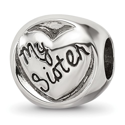 Sterling Silver Reflections My Sister My Friend Trilogy Bead