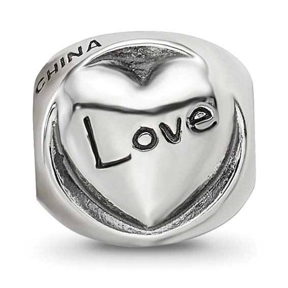 Sterling Silver Reflections Faith Hope Love Trilogy Bead