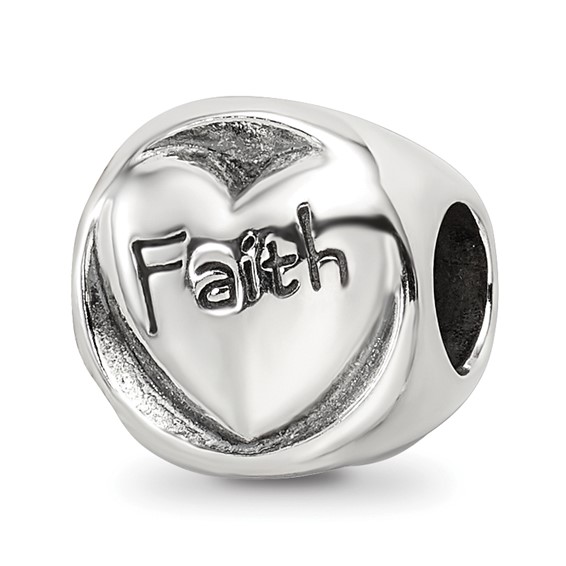 Sterling Silver Reflections Faith Hope Love Trilogy Bead