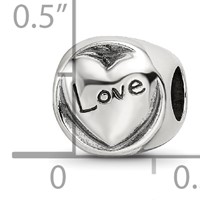 Sterling Silver Reflections Faith Hope Love Trilogy Bead view 5