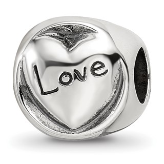 Sterling Silver Reflections Faith Hope Love Trilogy Bead