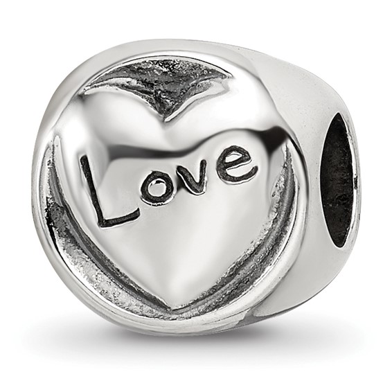 Sterling Silver Reflections Faith Hope Love Trilogy Bead