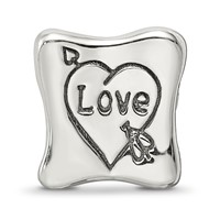 Sterling Silver Reflections Love Marriage Family Trilogy Bead view 3