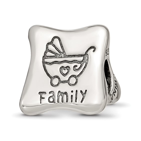 Sterling Silver Reflections Love Marriage Family Trilogy Bead